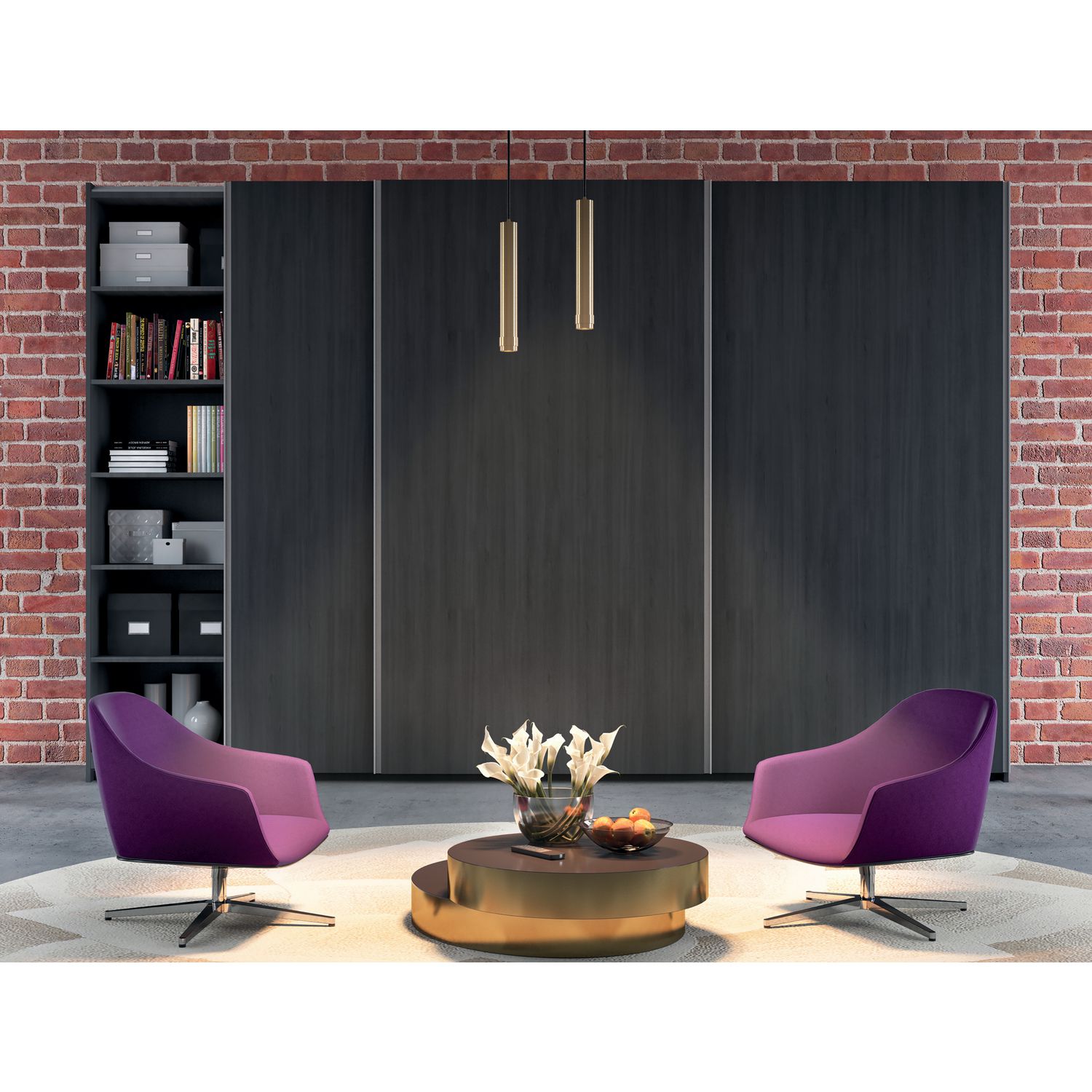 Hawa Combino 80 H FS ol Embellecedor de madera de 2 ó 3 puertas