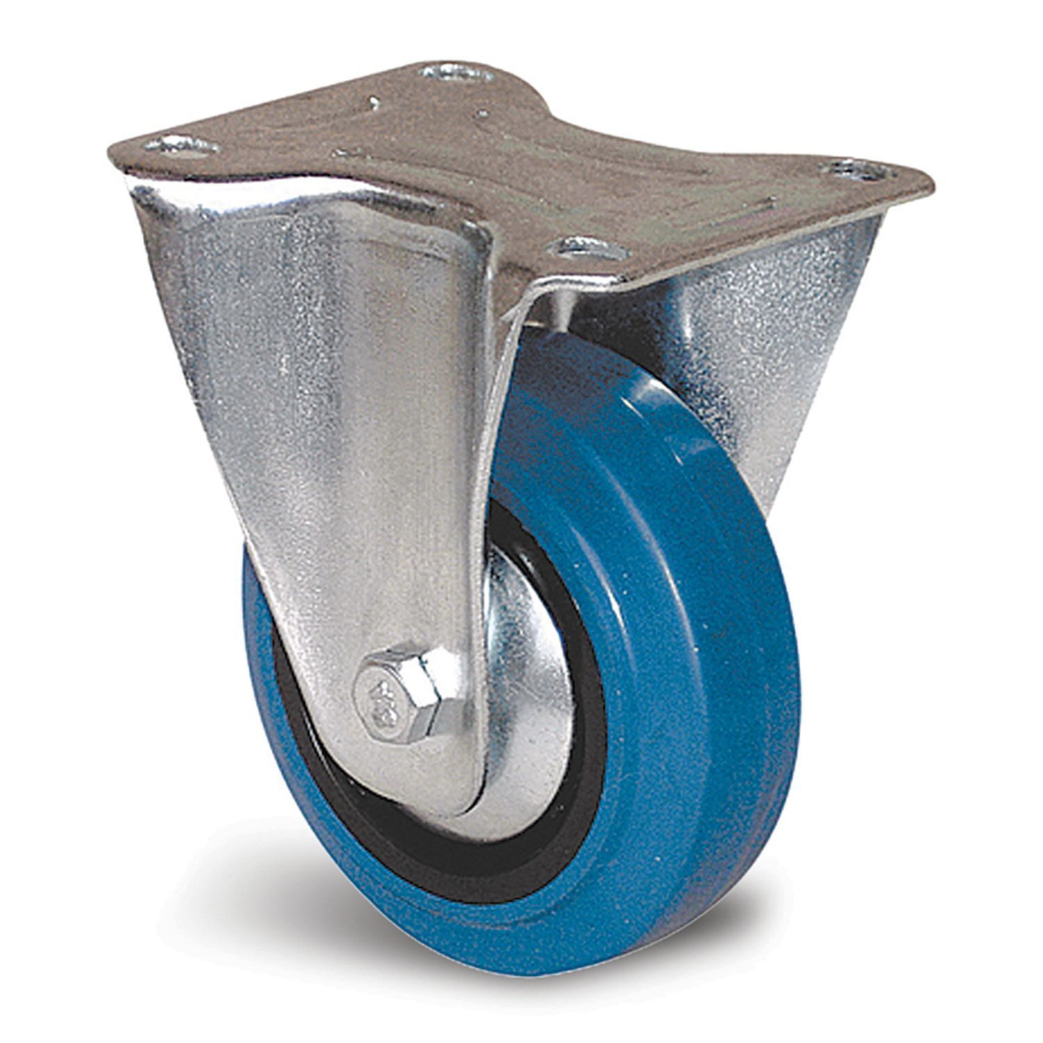 PORTROLL rueda de goma azul