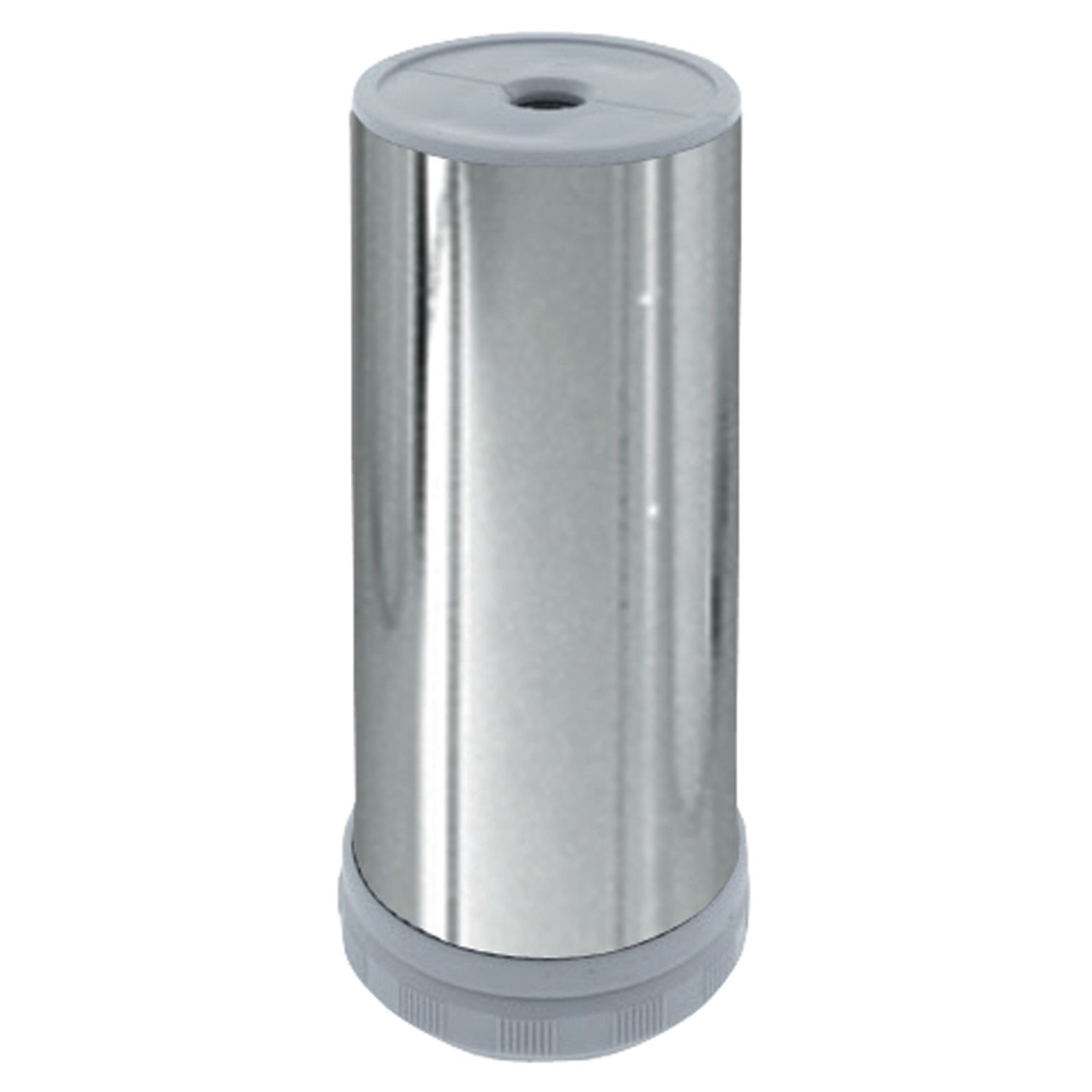 Pata redonda de metal para muebles