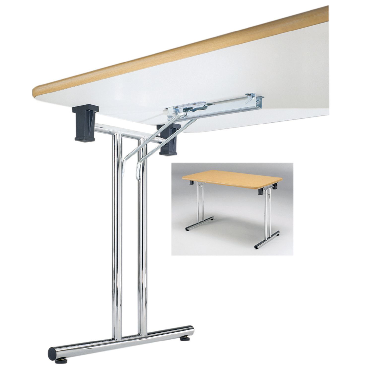 Herraje para mesa plegable - 710 mm