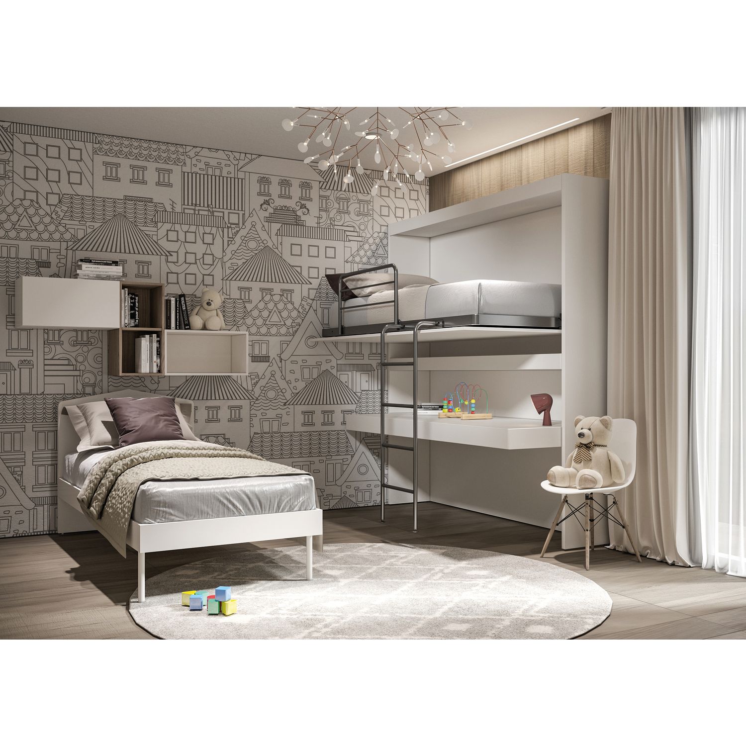 CAMA RETRÁCTIL SILVY HORIZ 900X2000