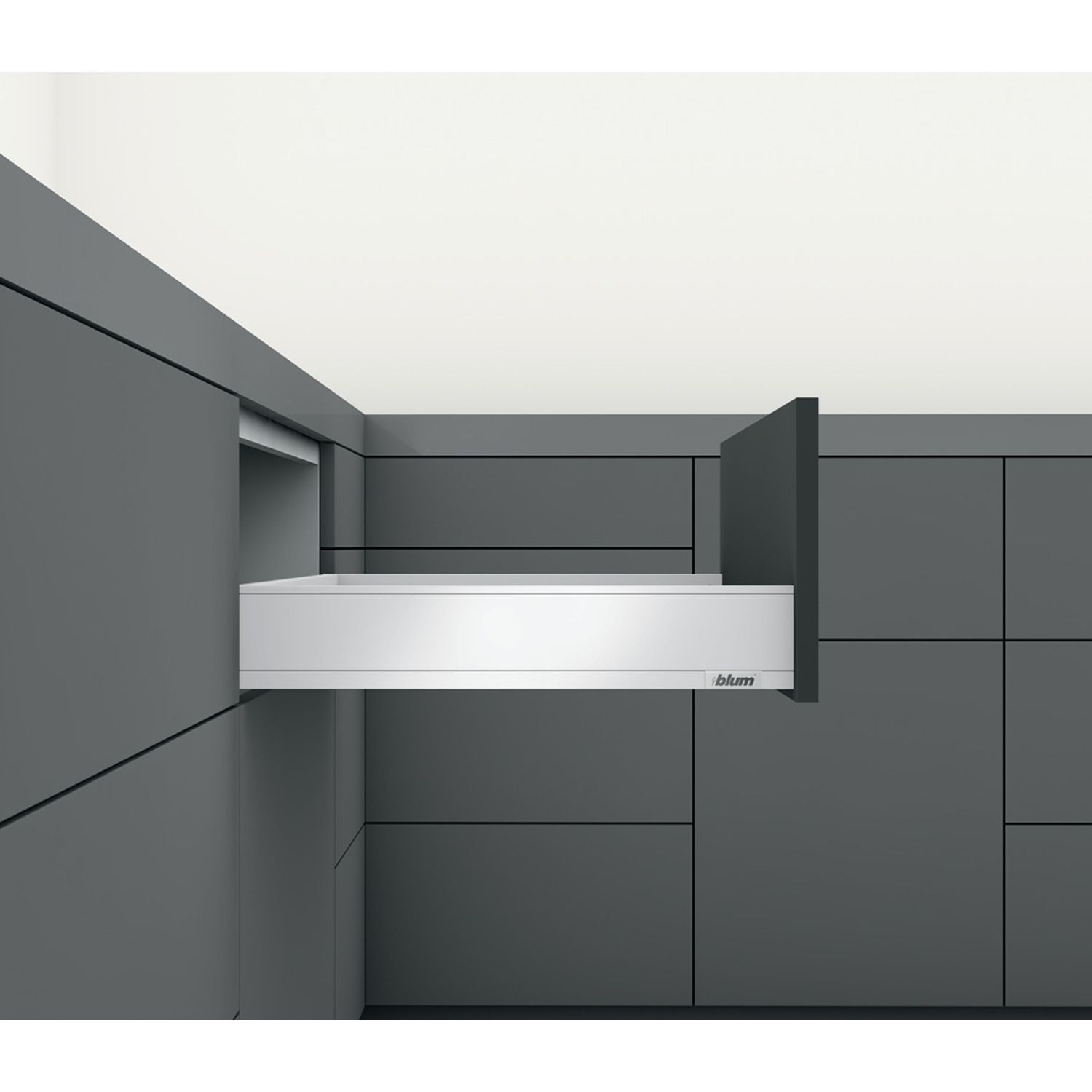 LEGRABOX cajonera pura - Seda blanco mate - BLUMOTION S