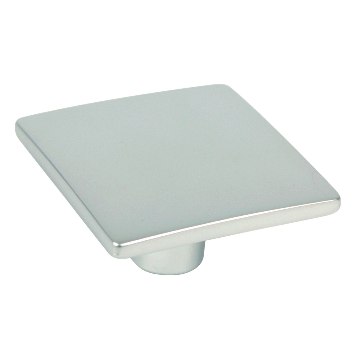 POMO CARREA ZAMAK CROMO MATE 32X32MM