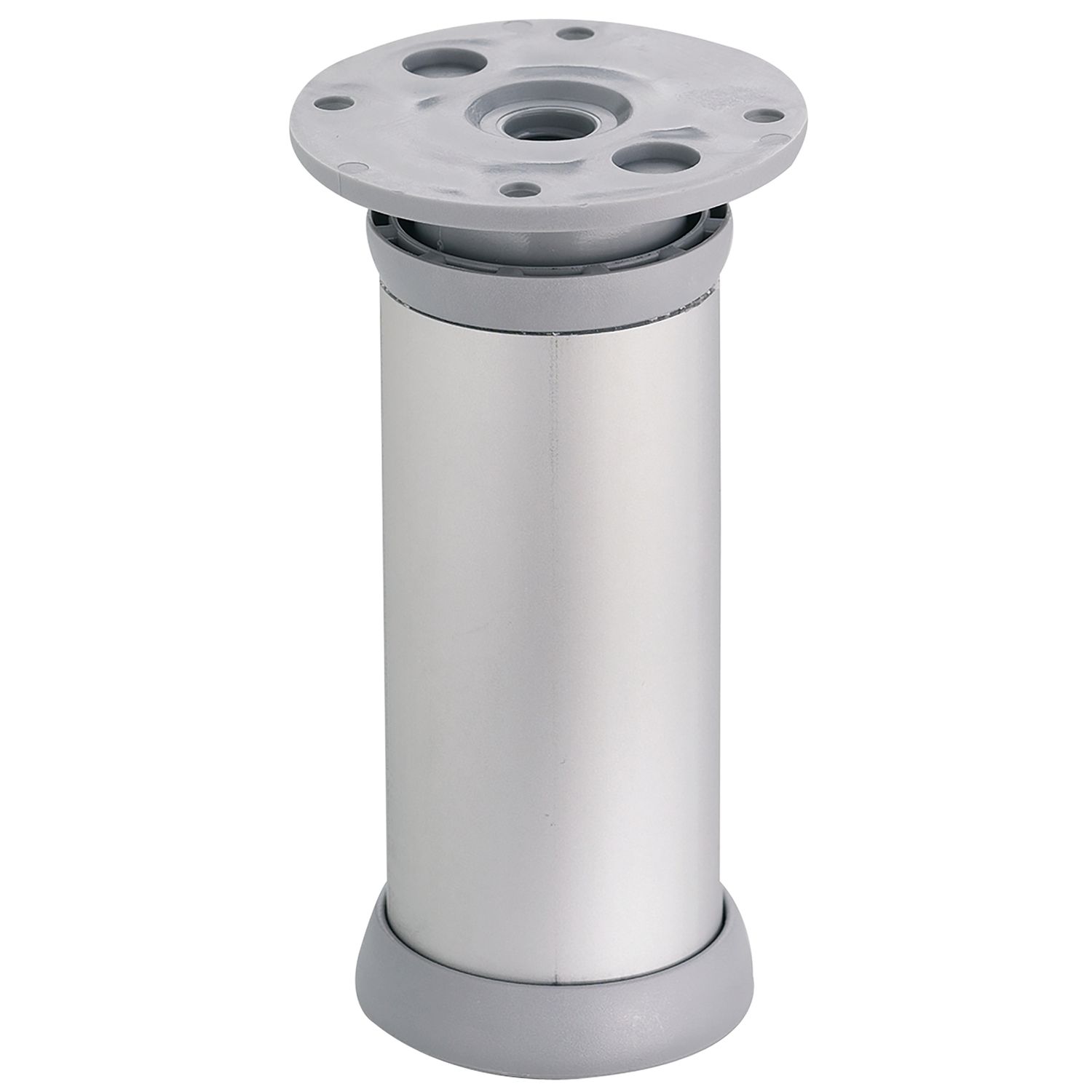 Pata redonda de aluminio para muebles