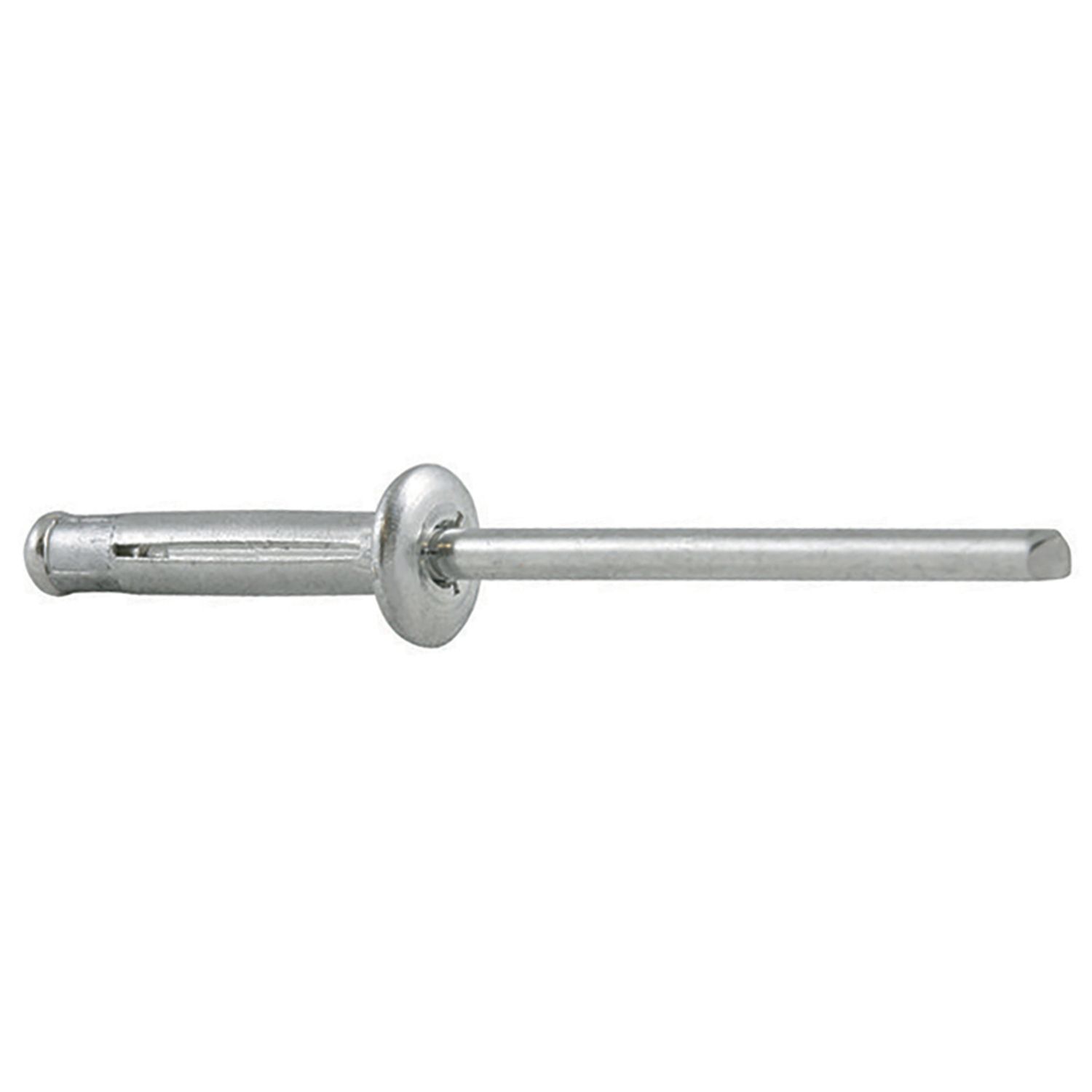 Remache estrella de cabeza plana totalmente de aluminio