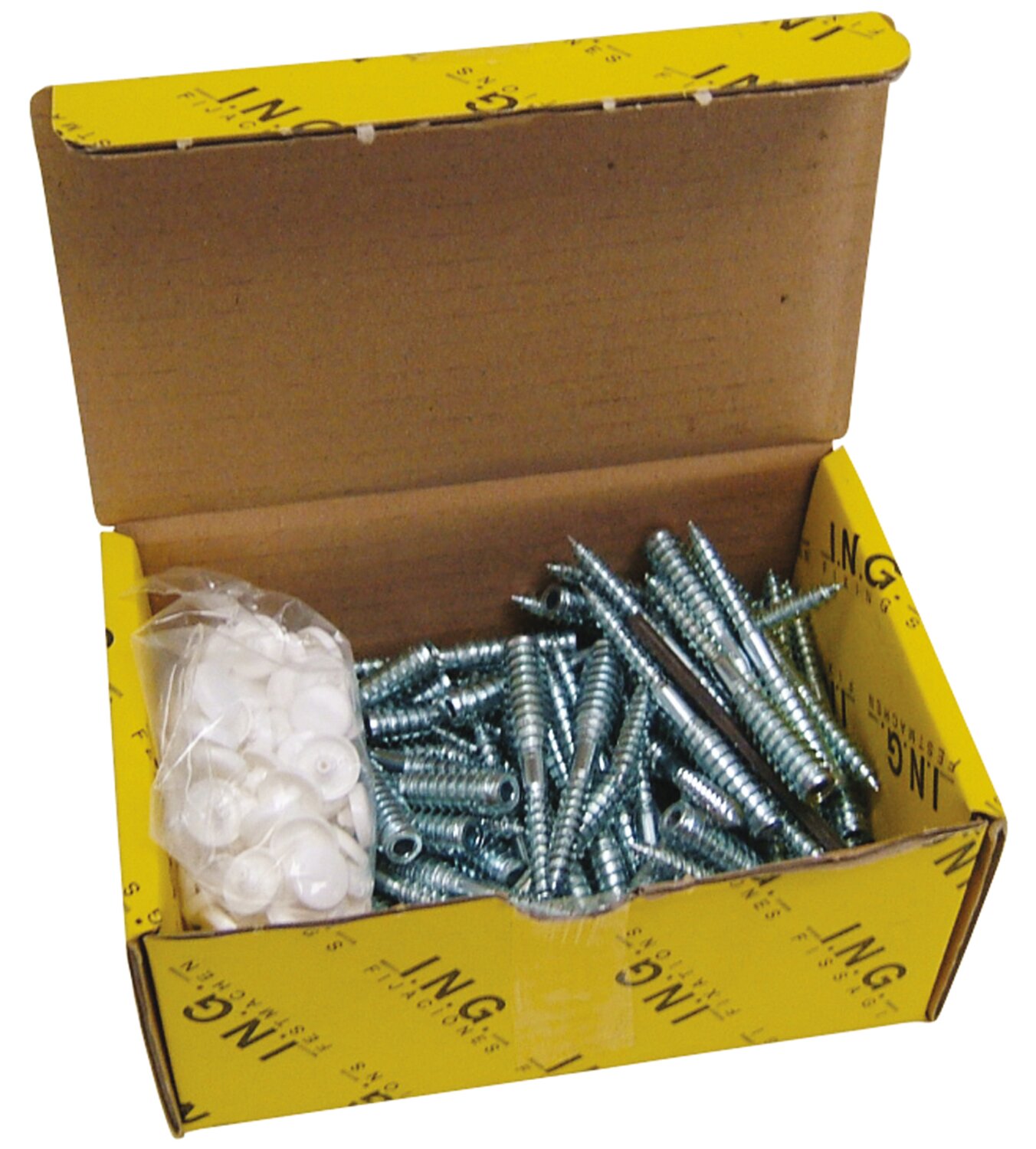 Tornillos top roc Perfil de renovación de PVC