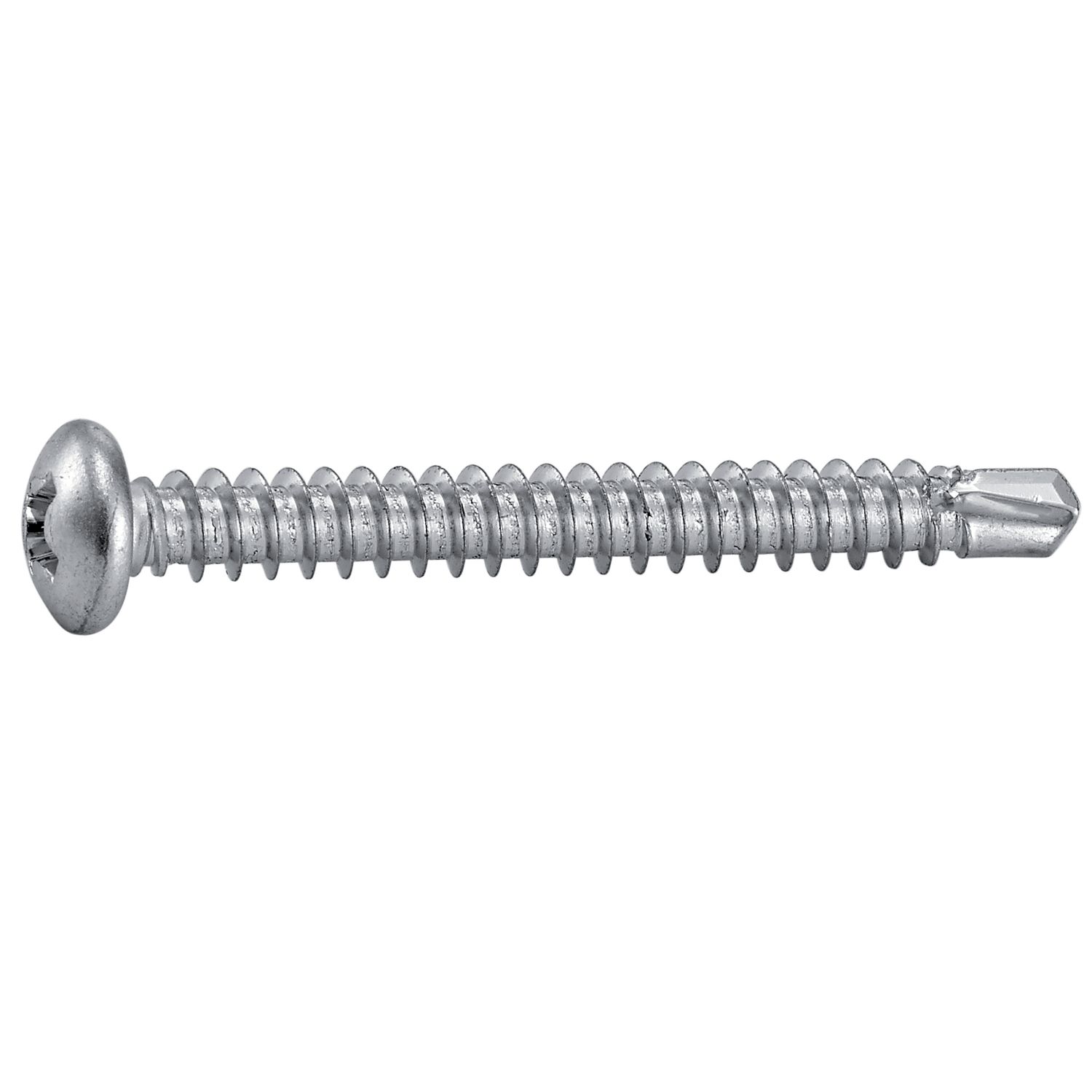 Tornillo autoperforante Phillips de cabeza plana