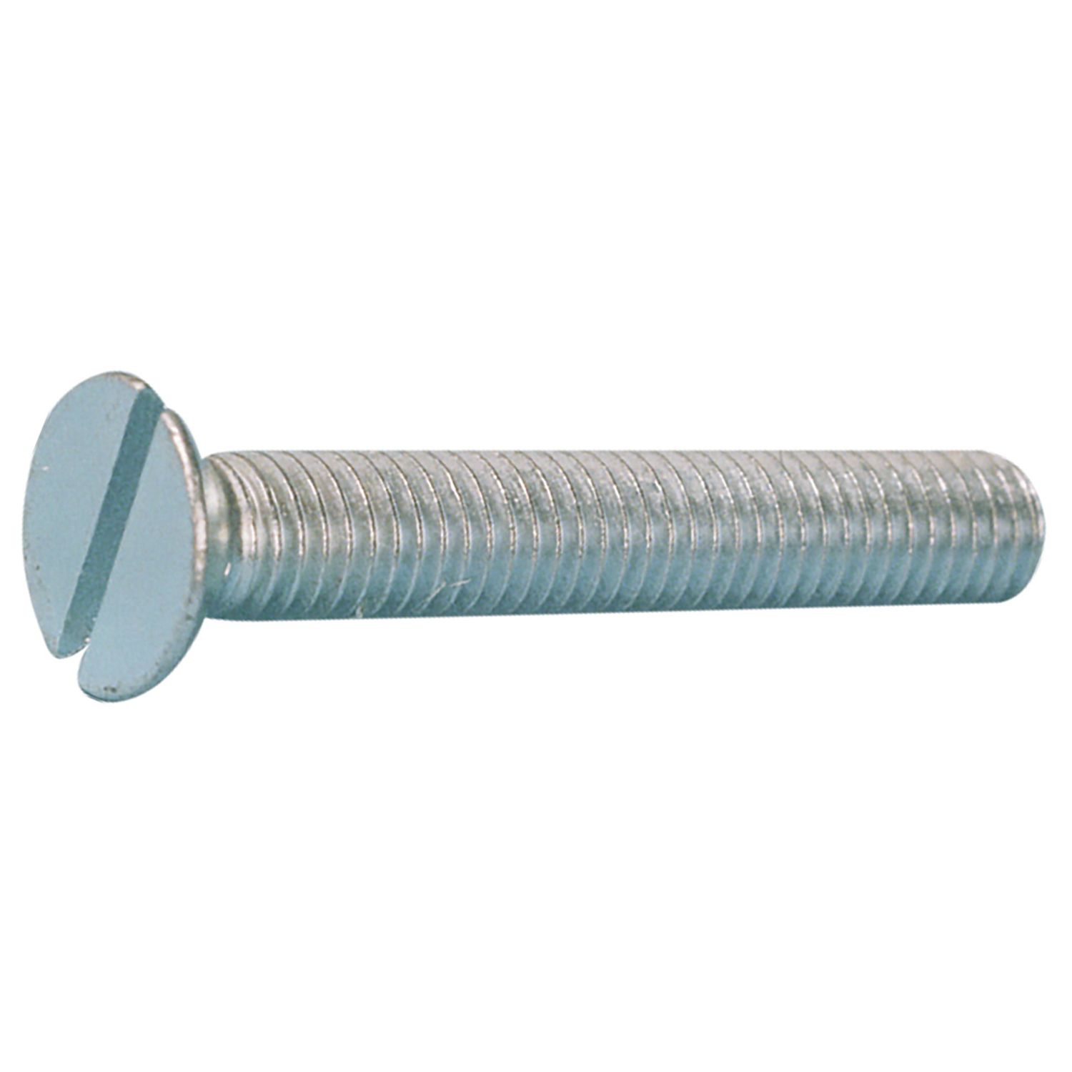 Tornillos metálicos avellanados ranurados