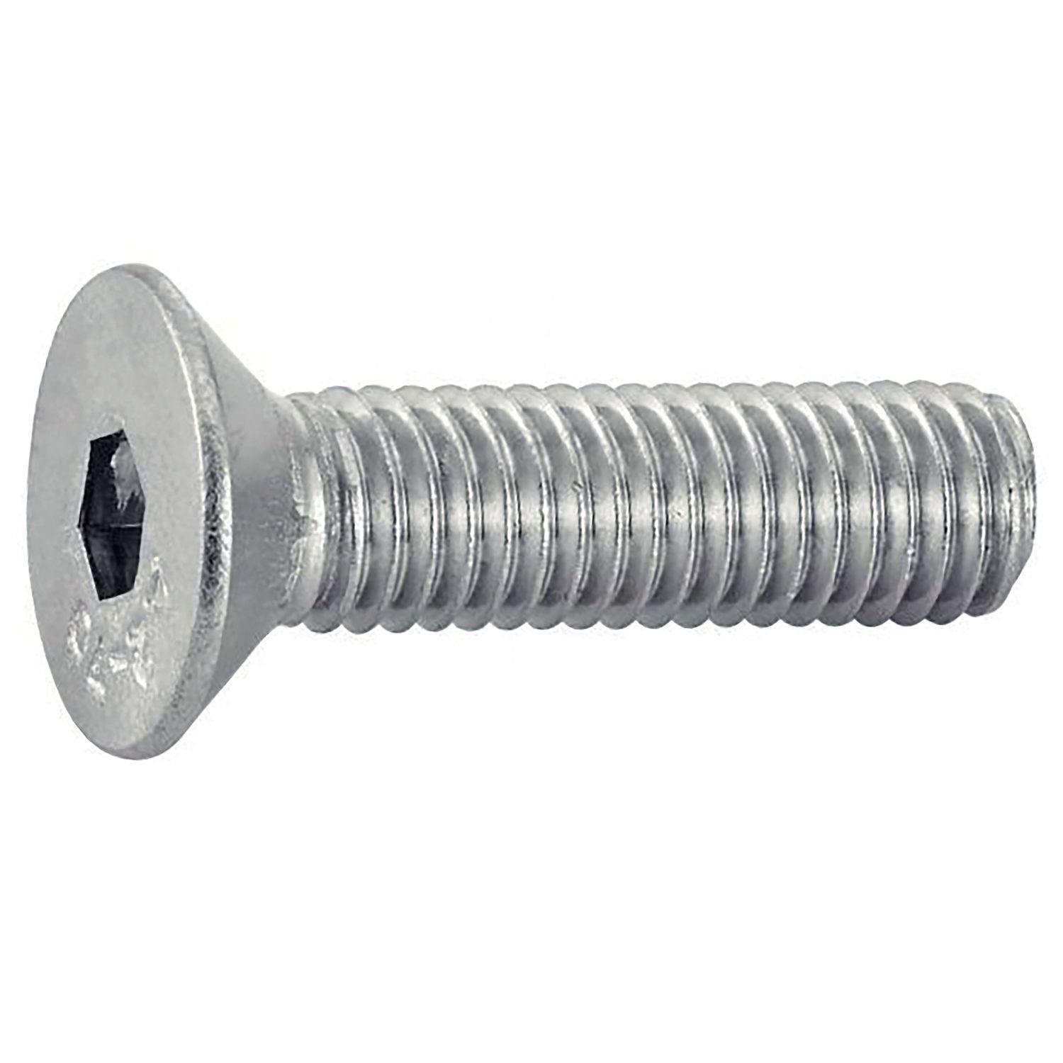 Tornillo metálico hueco hexagonal avellanado
