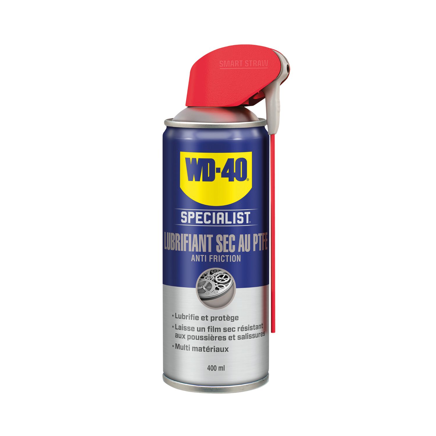 LUBRICANTE SECO PTFE WD40 SPE. 400ML