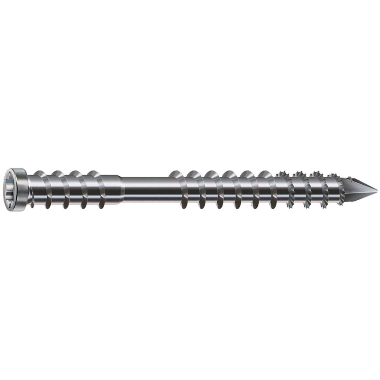 SPAX-D Tornillo Torx de cabeza plana Acero inoxidable A2