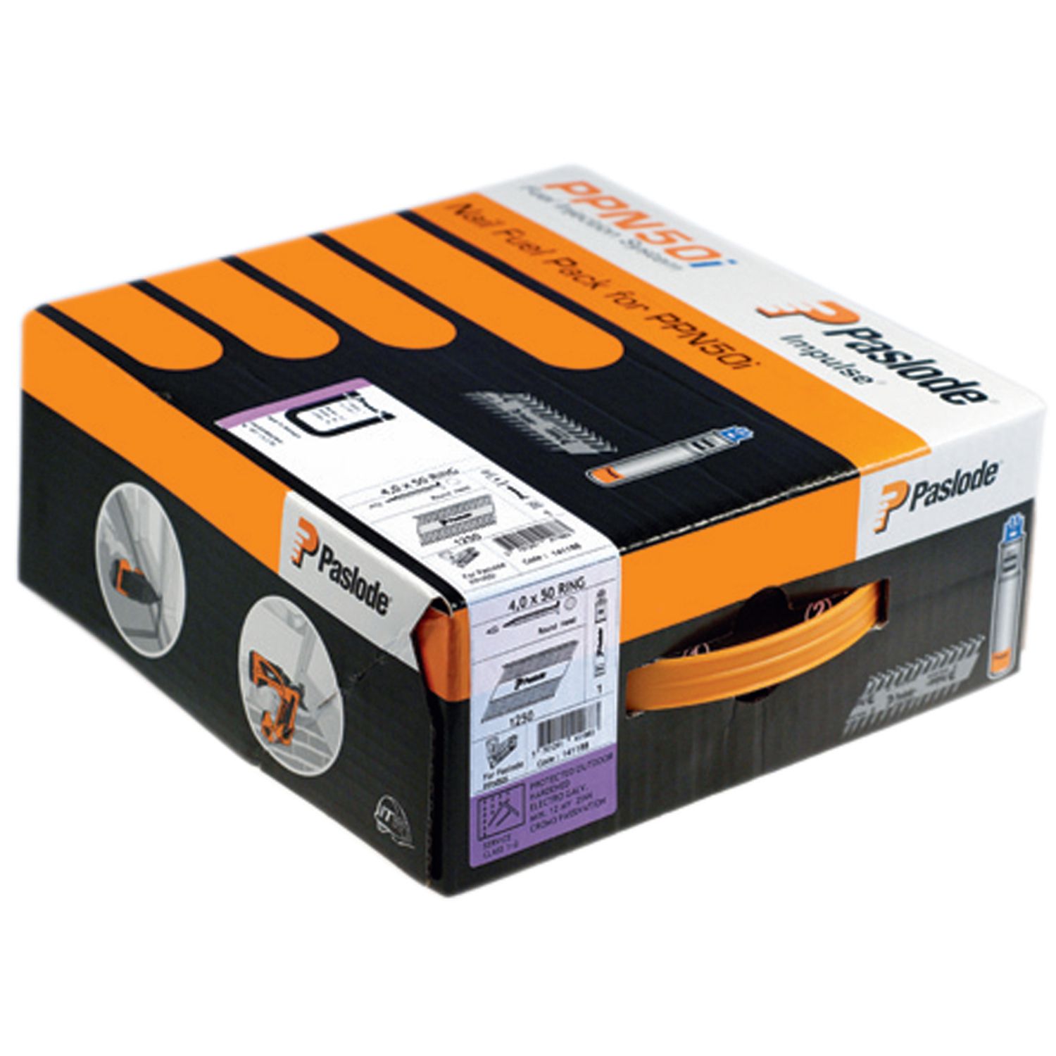 Paquete de puntas dentadas galvanizadas PPN50i / Xi / COMBI Xi