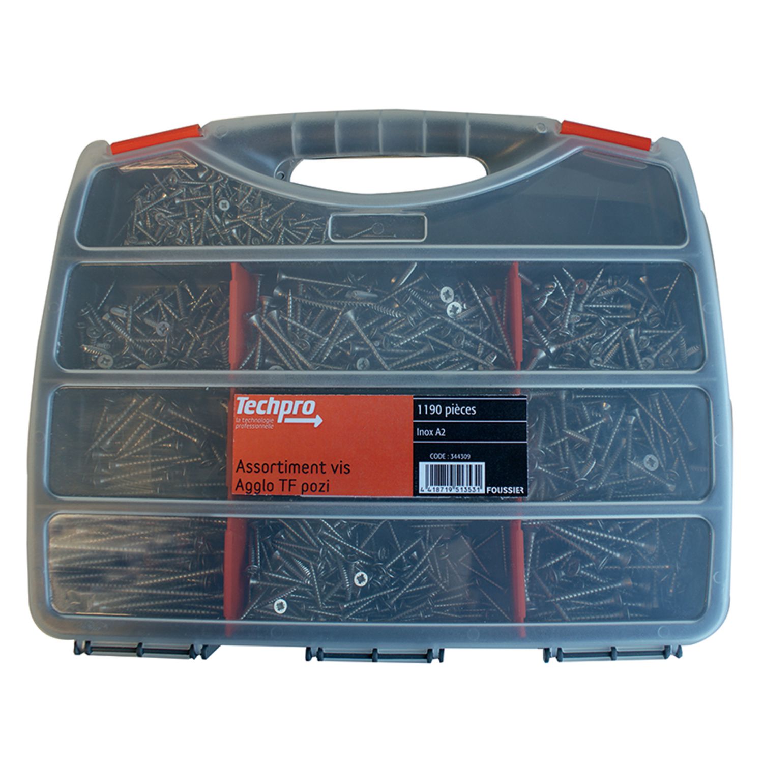 COF TECHPRO TORNILLOS AGGLO TF POZI INOX