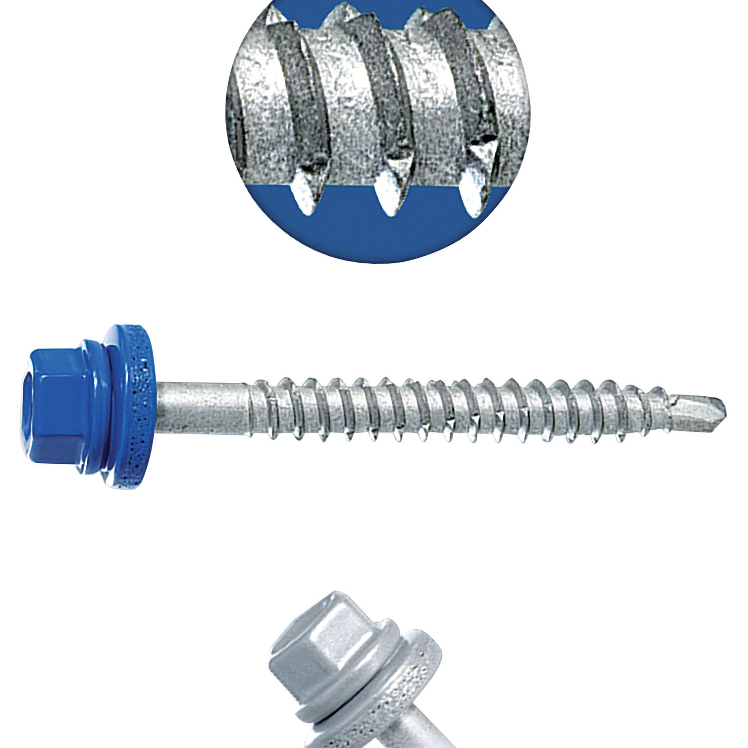 Tornillo de cabeza hexagonal autoperforante con arandela Vulca