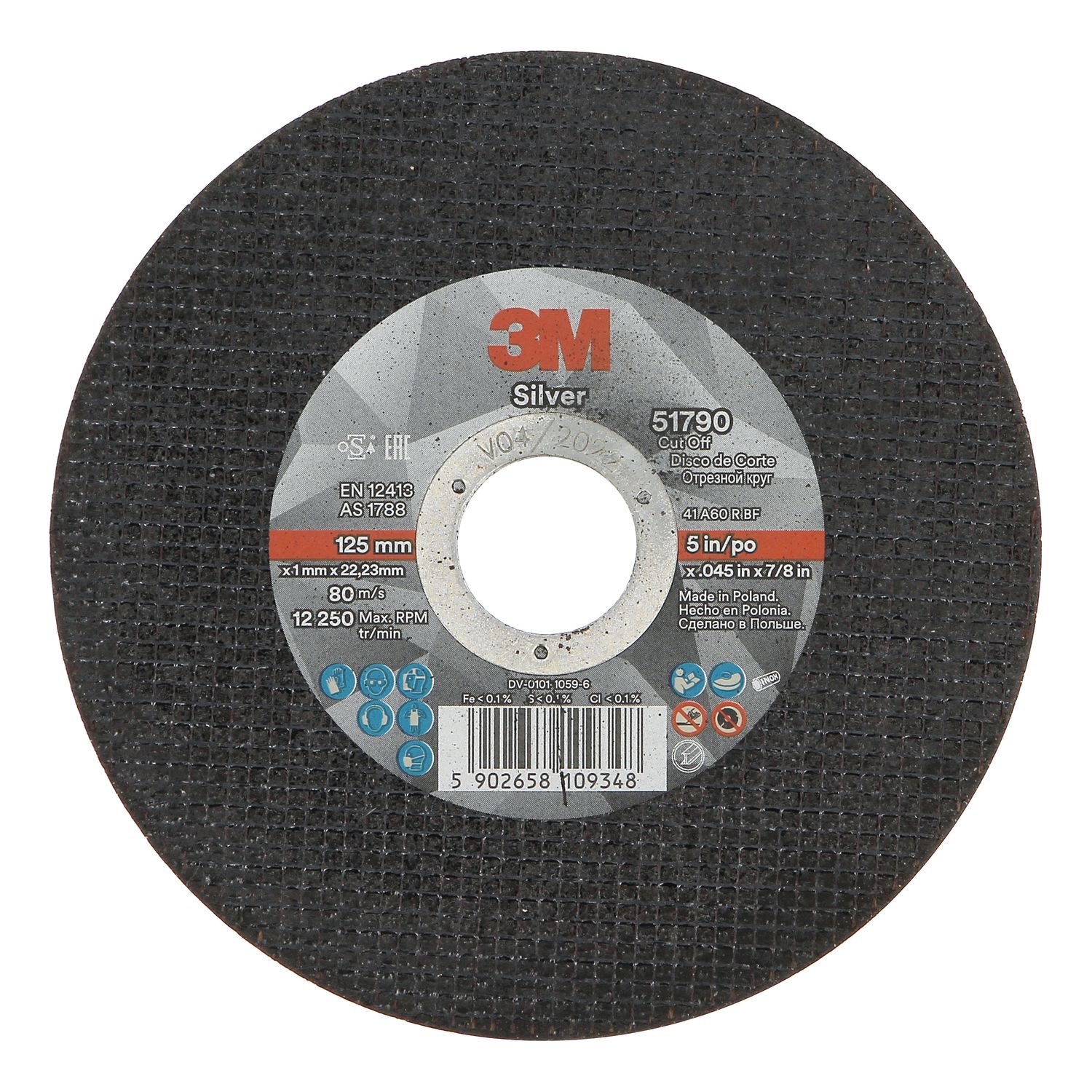 Disco de corte de plata T41