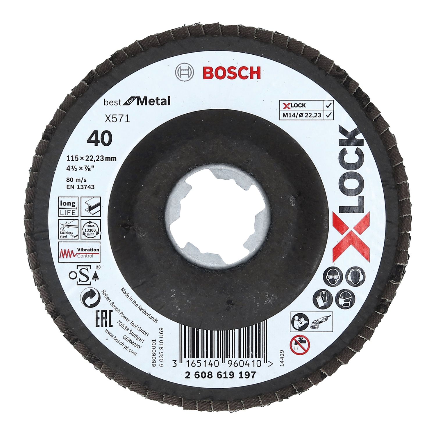 Disco metálico X-LOCK
