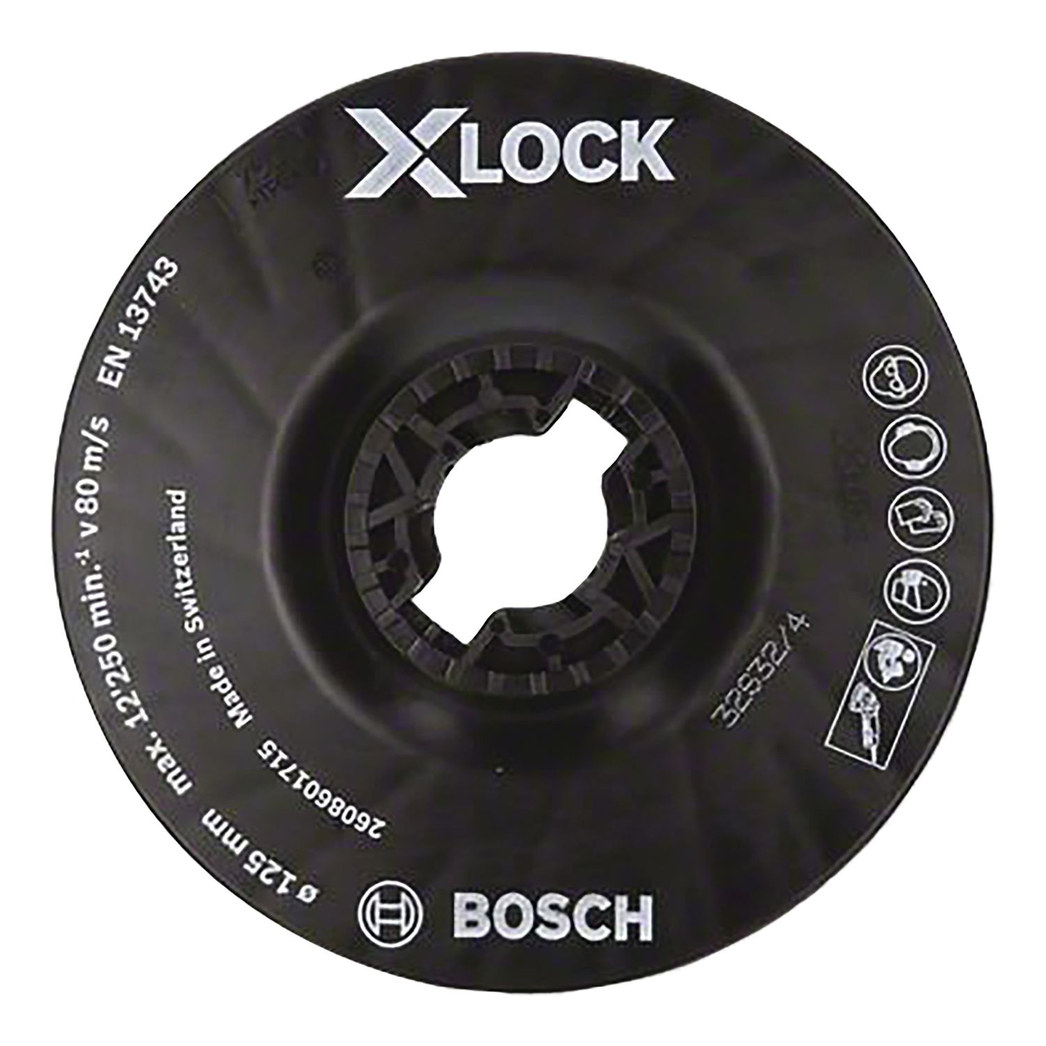 Plato de lija 125 mm X-LOCK