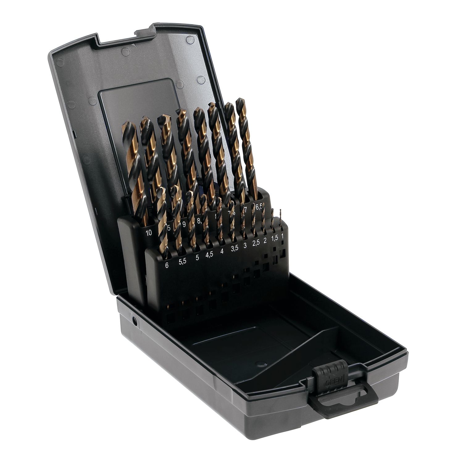 Juego de brocas HSS rectificadas para metal