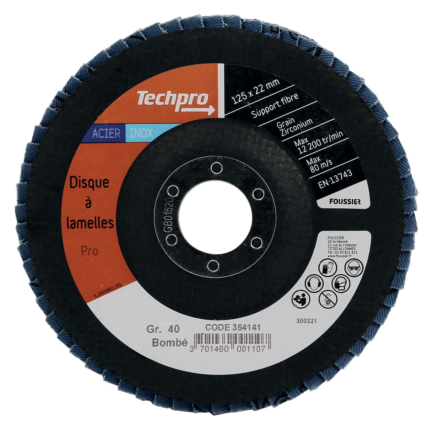disco flap 125 mm pro range