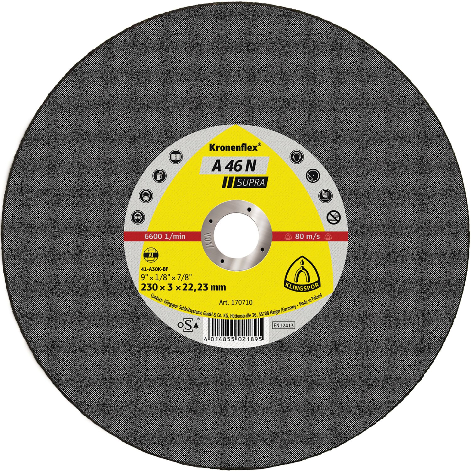 TRONCO DISQ A60N 230X3X22 M. PLANO