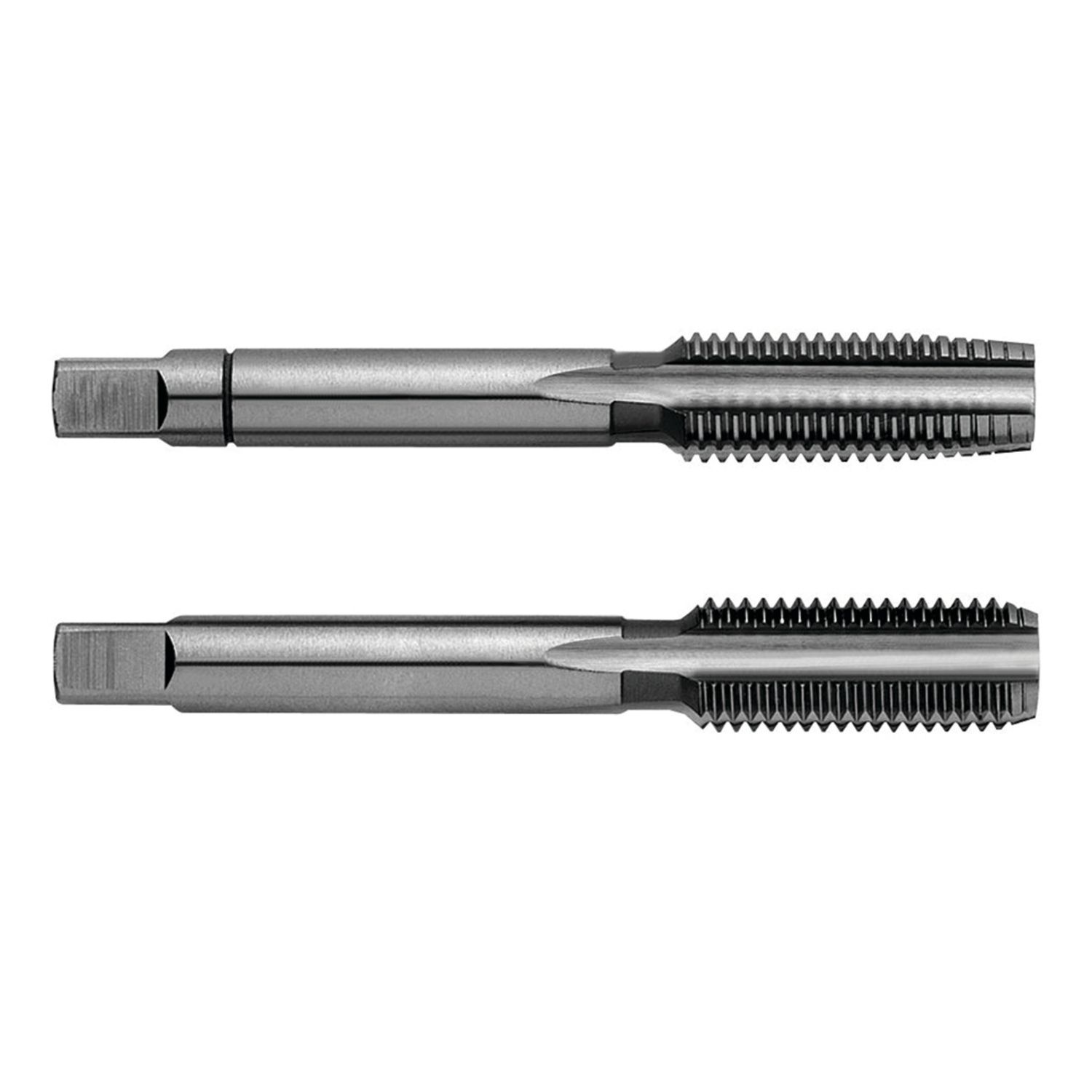 Juego de 2 machos de roscar HSS métricos de rosca fina