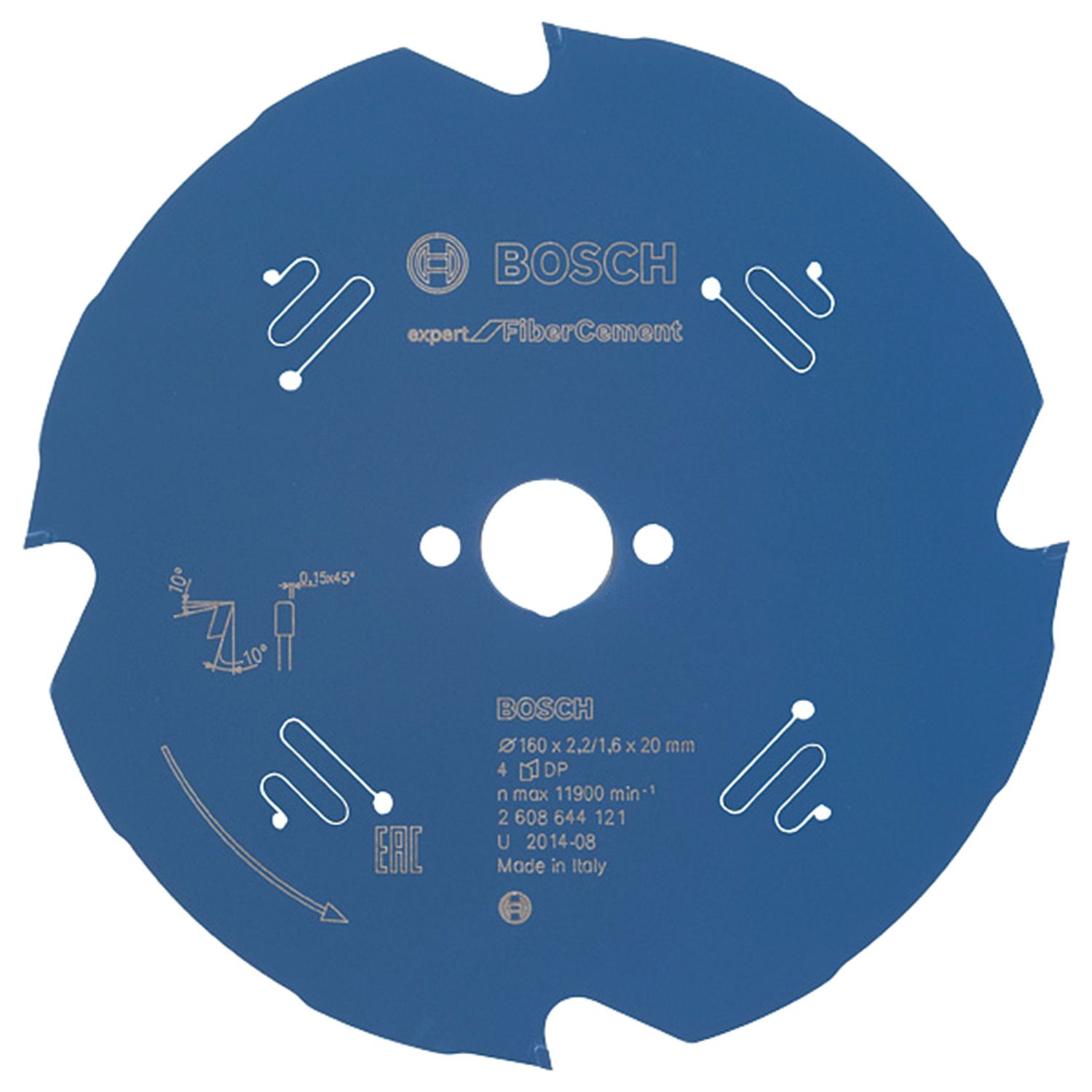 Disco diamantado para fibrocemento / cartón yeso