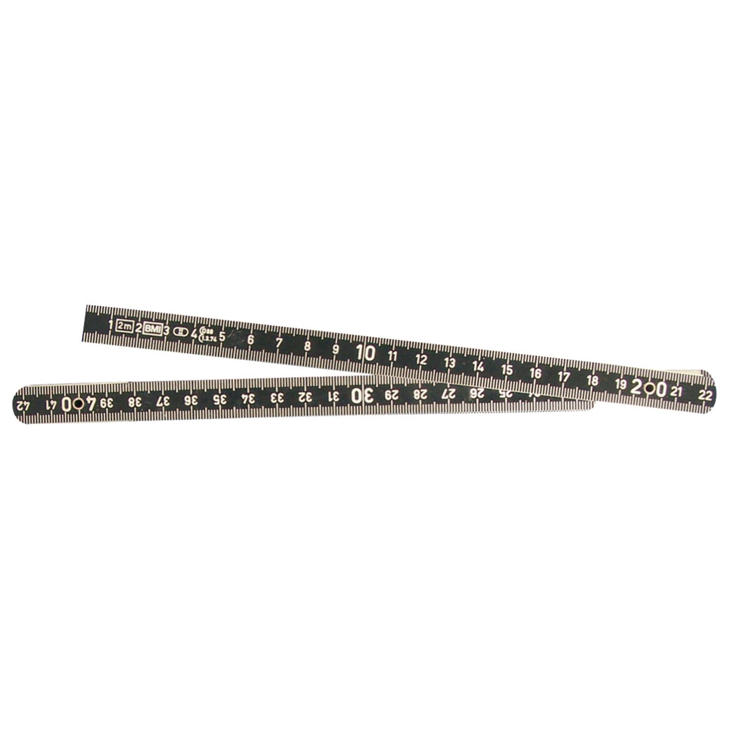 Regla plegable de aluminio