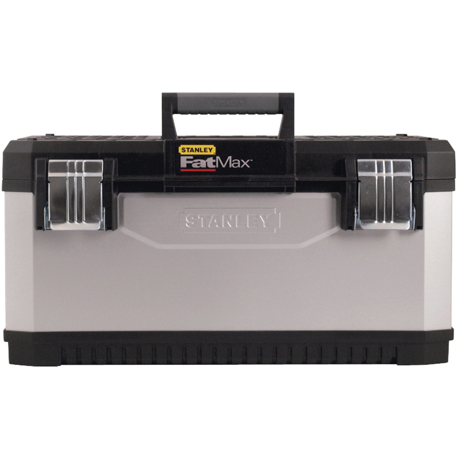 Caja de herramientas bimaterial gris