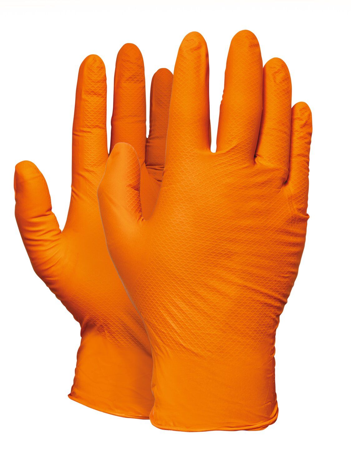 Guante desechable Grippaz Naranja