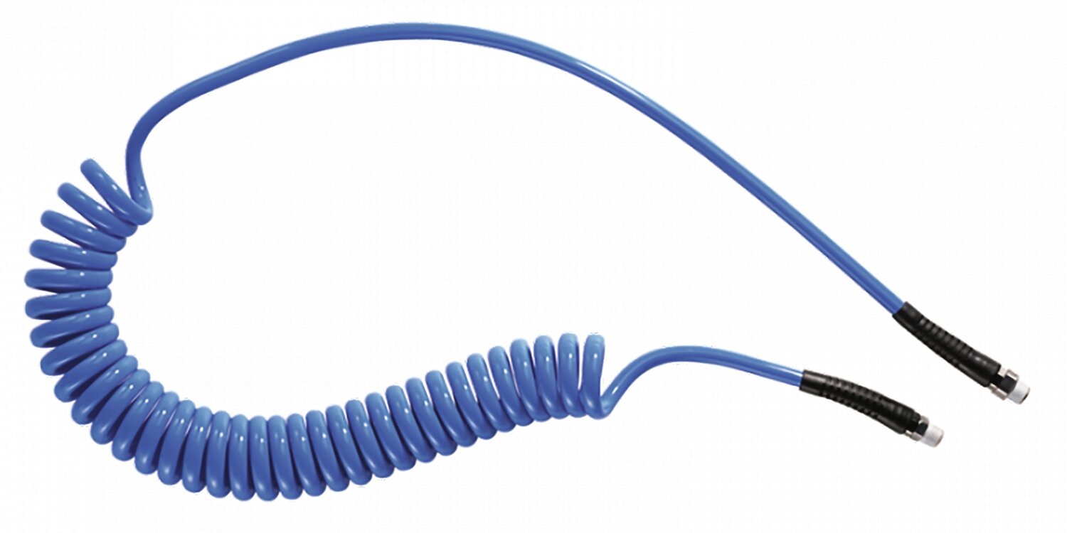Manguera espiral de poliuretano con conector