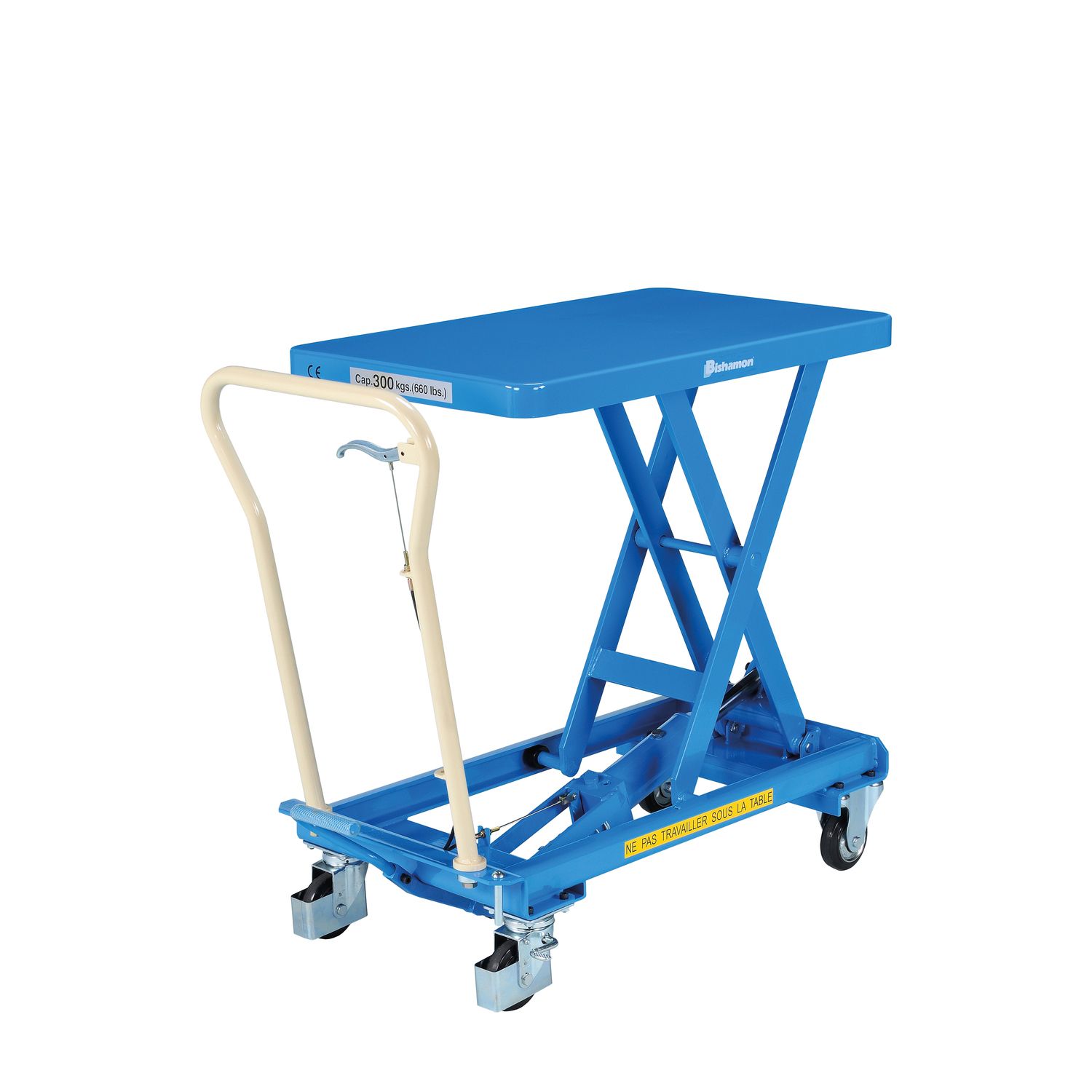 MESA ELEVADORA DE TIJERA SIMPLE 300KG