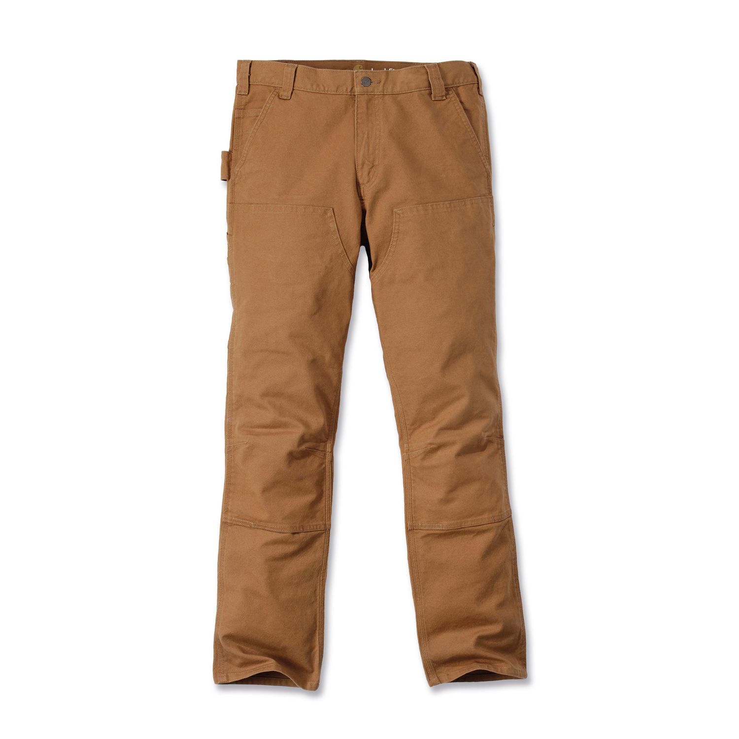 Pantalón elástico de pato con doble frente 103340