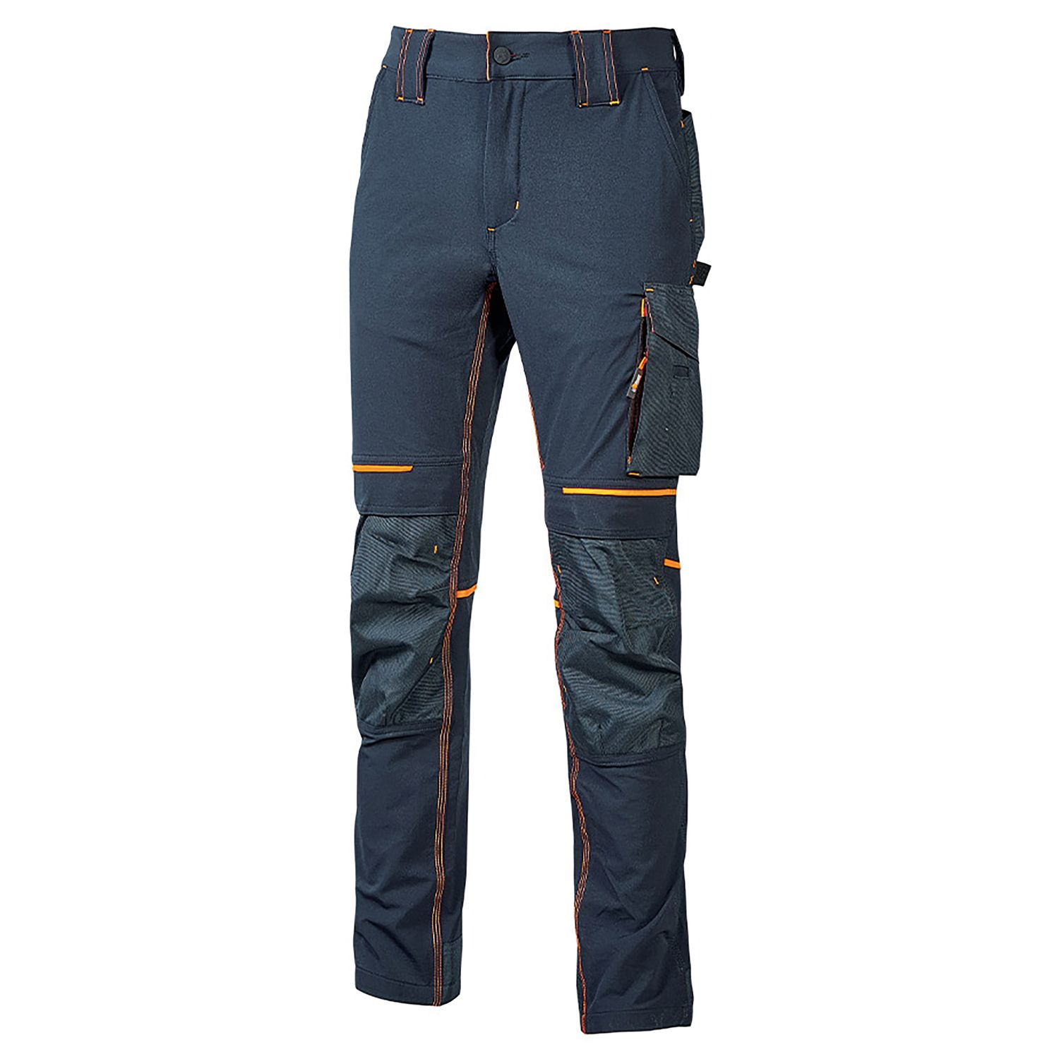 Pantalones Atom Azul / naranja
