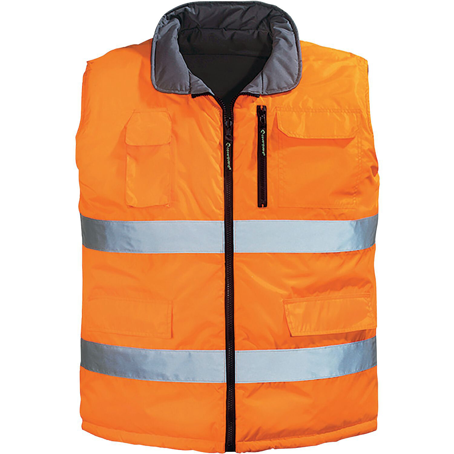 Chaleco sin mangas reversible HV Naranja