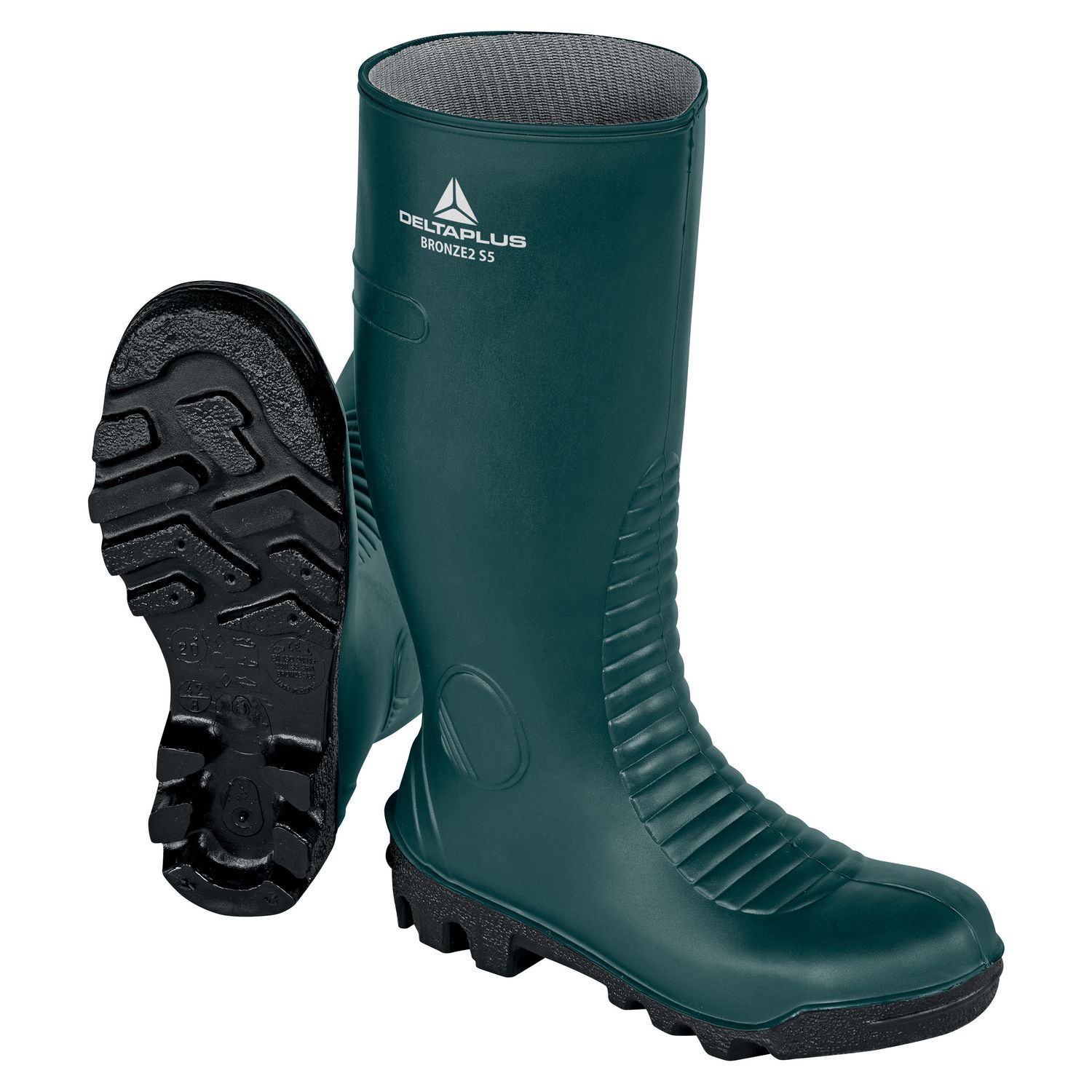 Bota de PVC verde S5 SRA