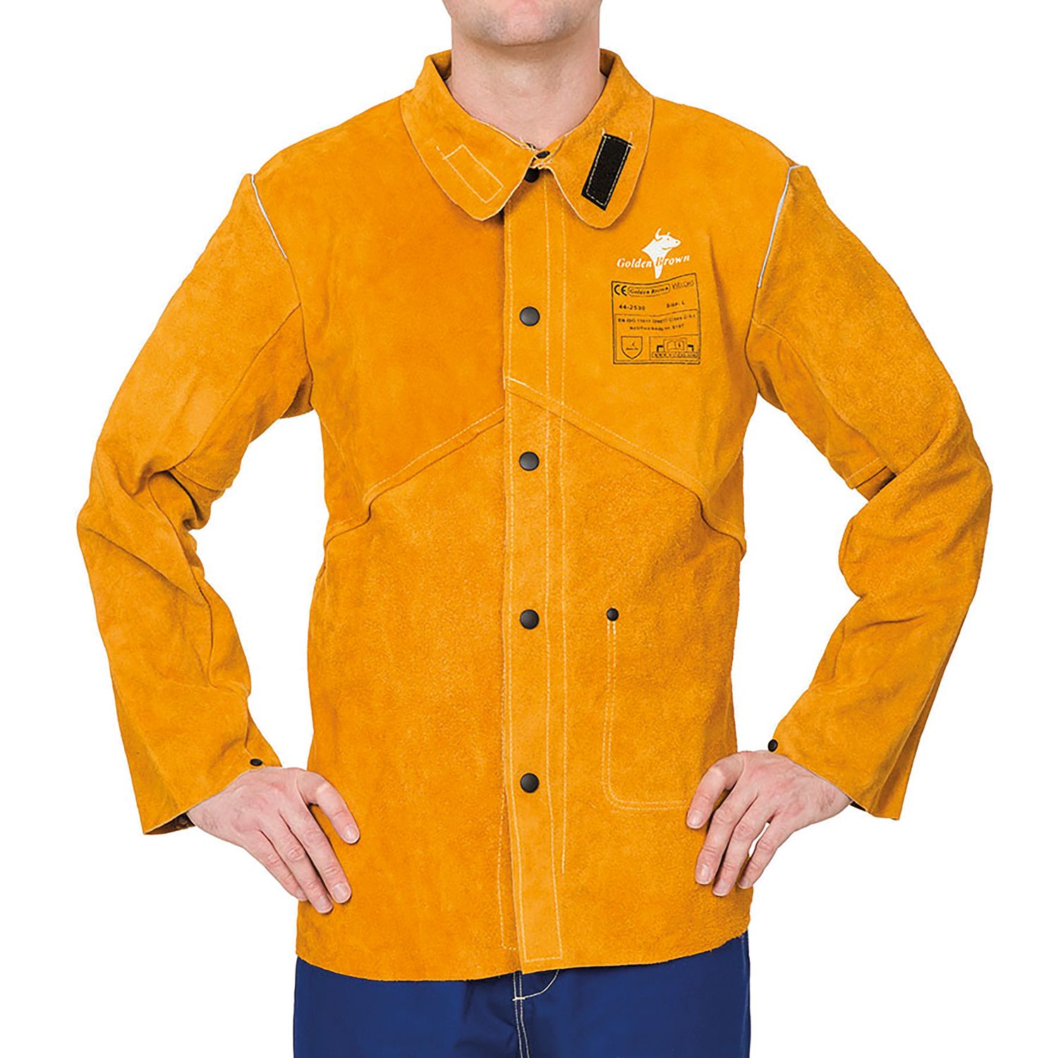 Chaqueta de soldador Golden Brown