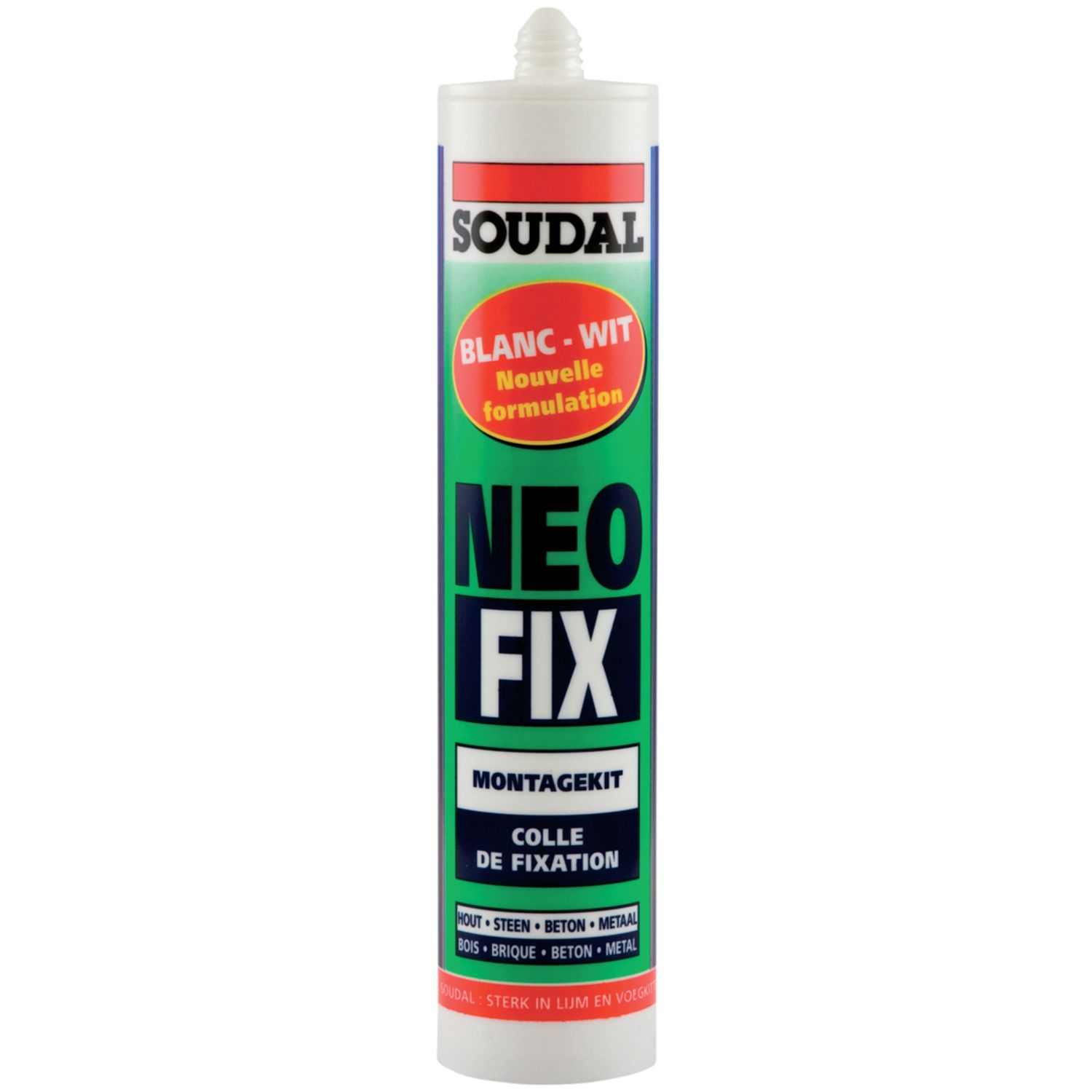 NEOFIX COLA BLANCA CAJA DE 12 CARTUCHOS