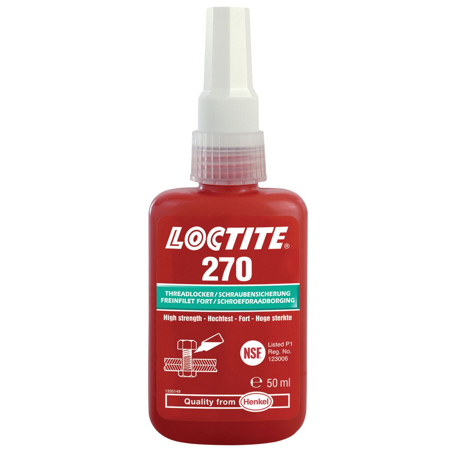 LOCTITE 270 FIJADOR DE ROSCAS FUERTE 50M