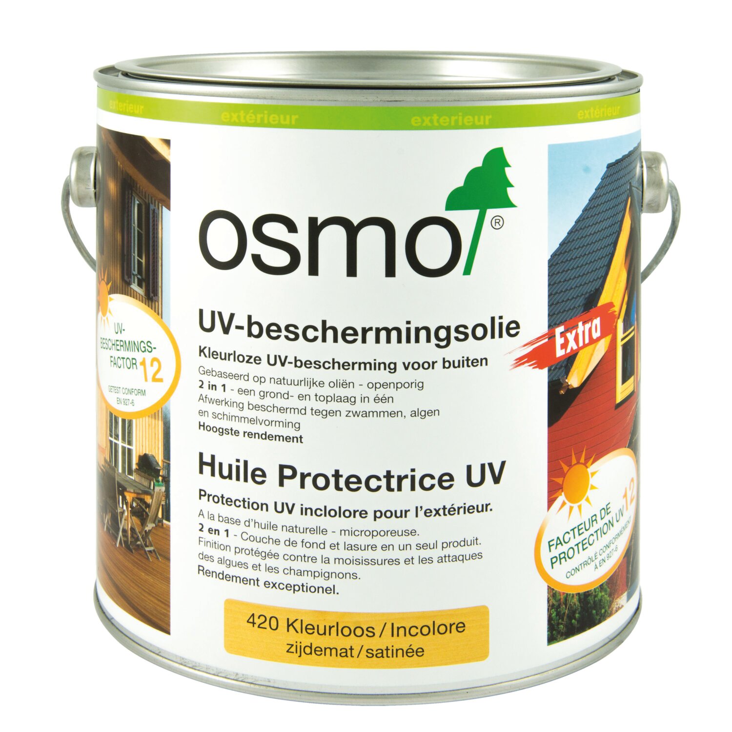Aceite protector U.V. incoloro para revestimientos