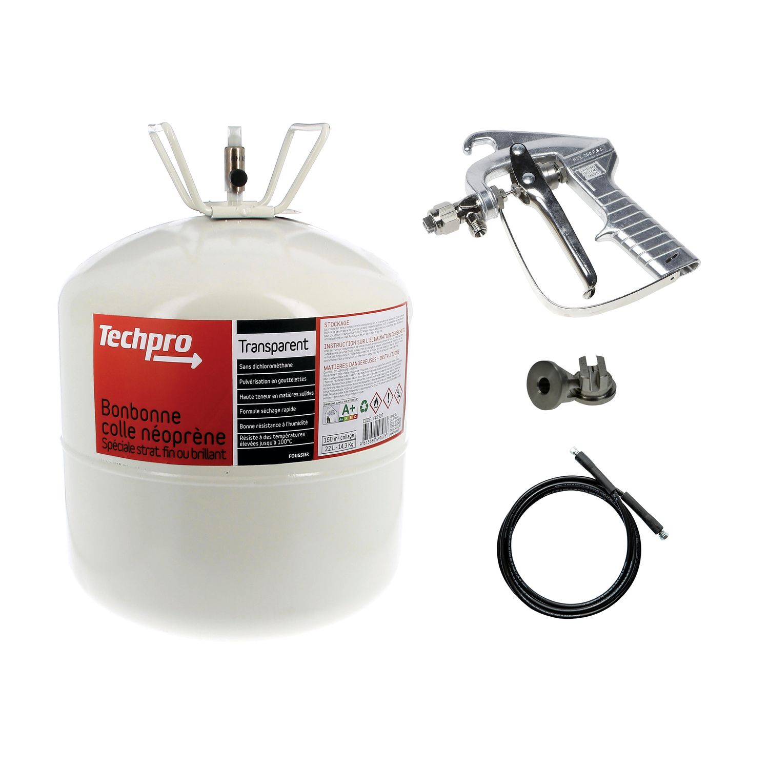 Kit completo de adhesivo neopreno en spray