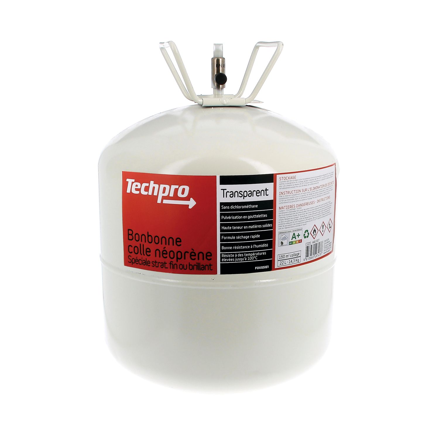 Botella de nebulización con spray de cola de neopreno