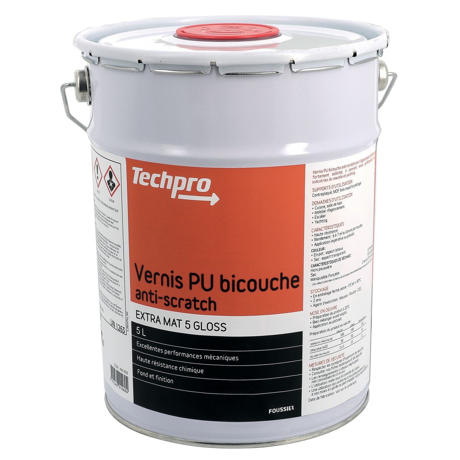 Barniz PU bicapa ANTI-RAYADO MATT