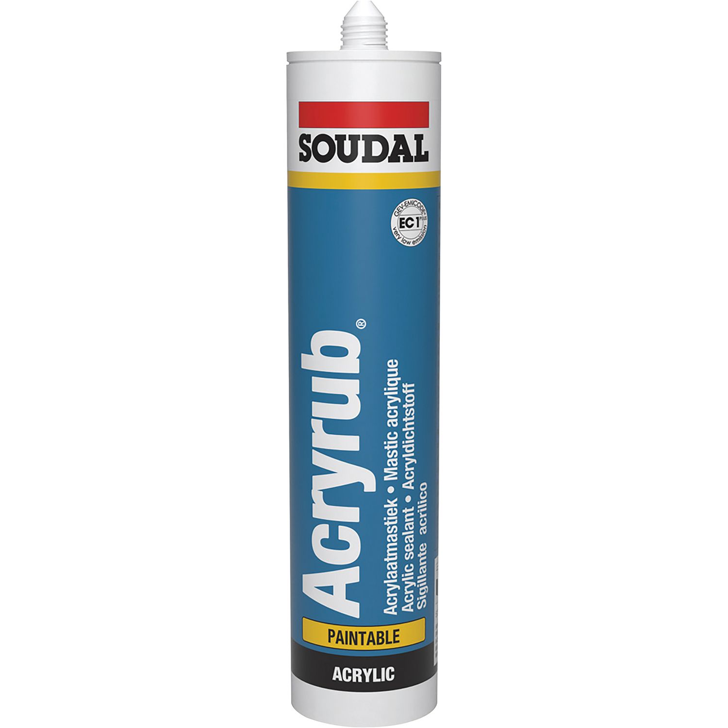 MASILLA ACRÍLICA ACRYRUB NEGRO 310ML