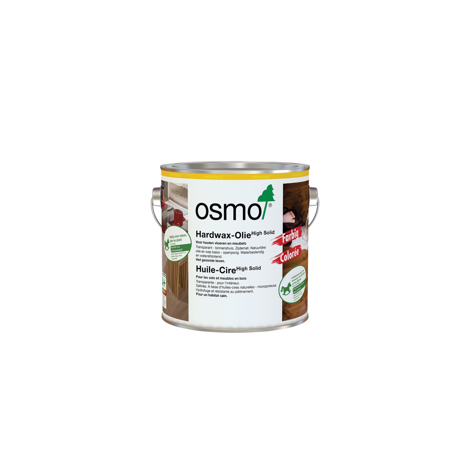Aceite de cera coloreado