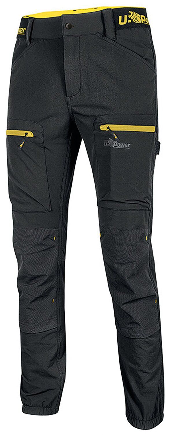 Pantalones Horizon Negro / amarillo