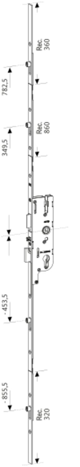 Cerradura de falleba FERCOMATIC R4 A2P* SEI