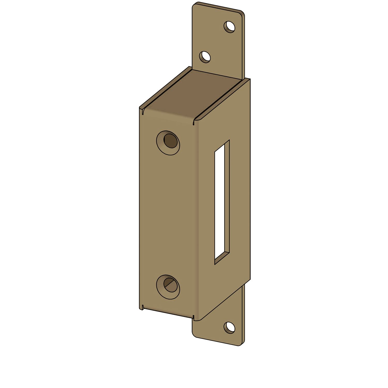 CERRADURA P/P TAPA BRONCE
