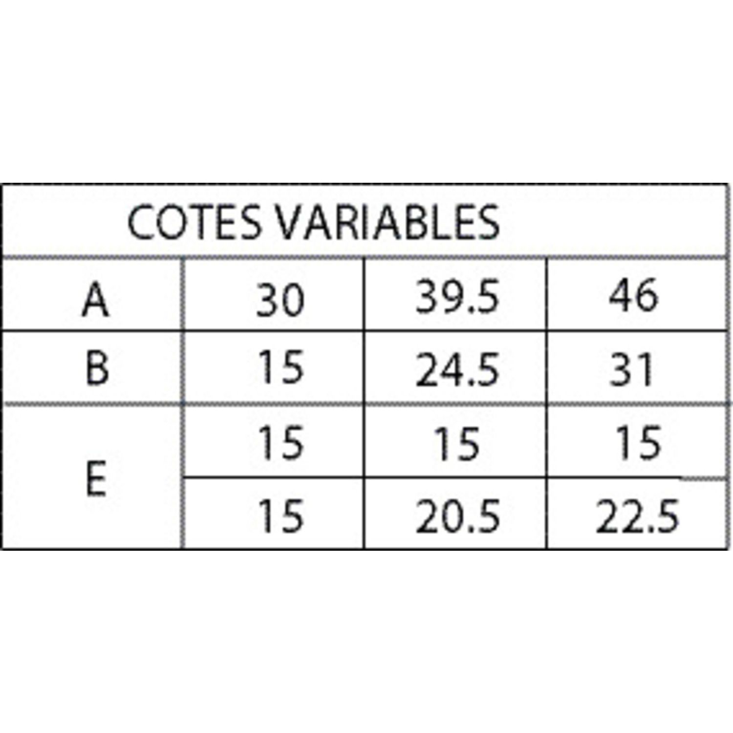 METALUX BOX 2PTS P/CYL EUROPEEN 30/30
