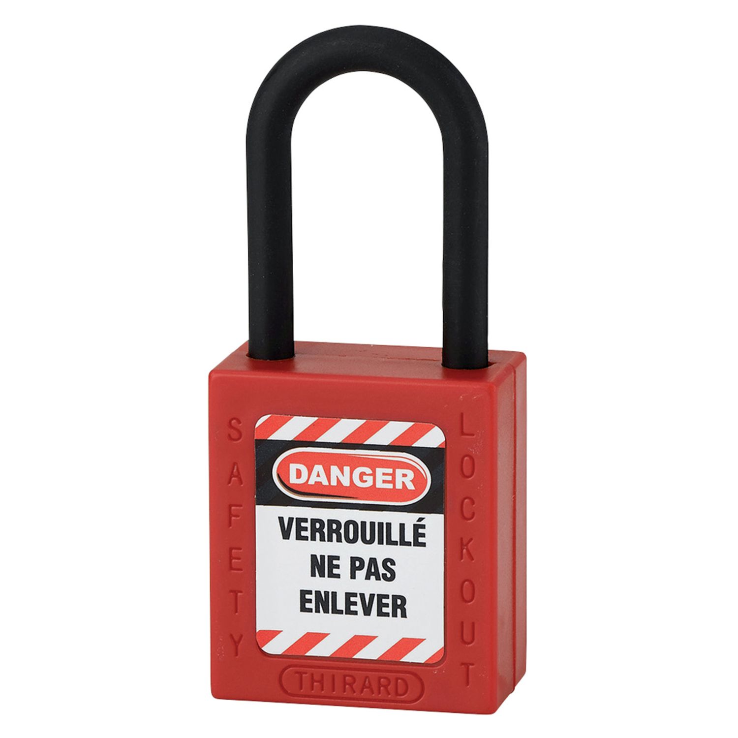 CONSIGNA CANDADO NYLON ROJO 40MM 1C+1E