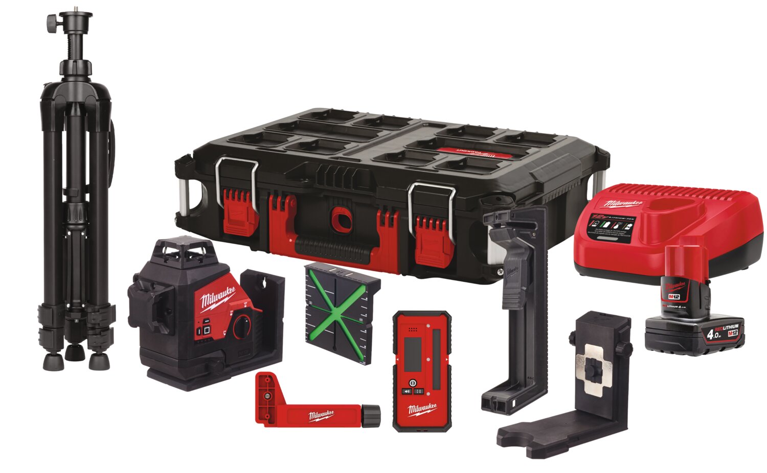 LÁSER 12V 3 LÍNEAS VERDE M12 3PLKIT-401P